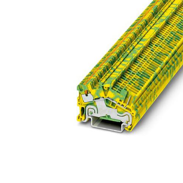TERM BLK 2POS GREEN/YELLOW