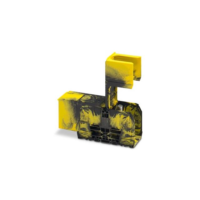 TERM BLK 2POS BLACK/YELLOW