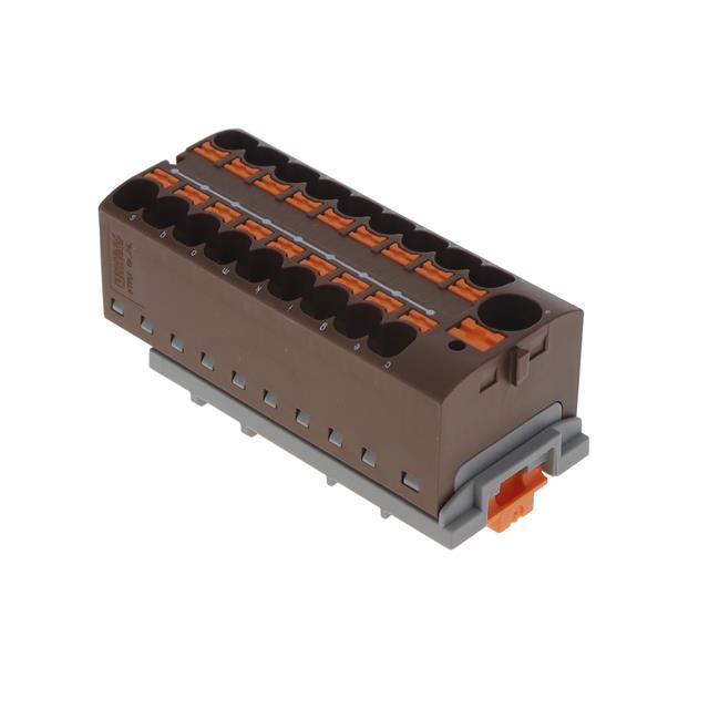 TERM BLK 19POS BROWN