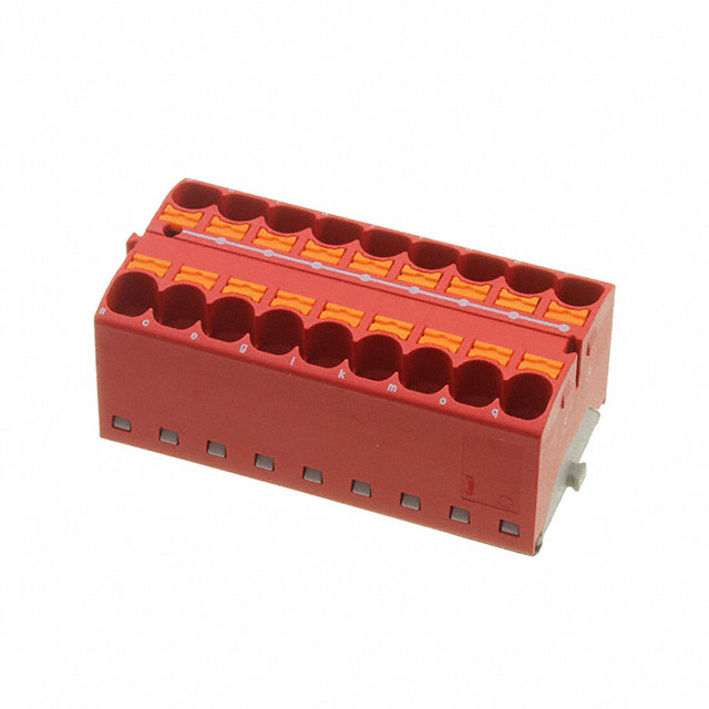 TERM BLK 18POS RED