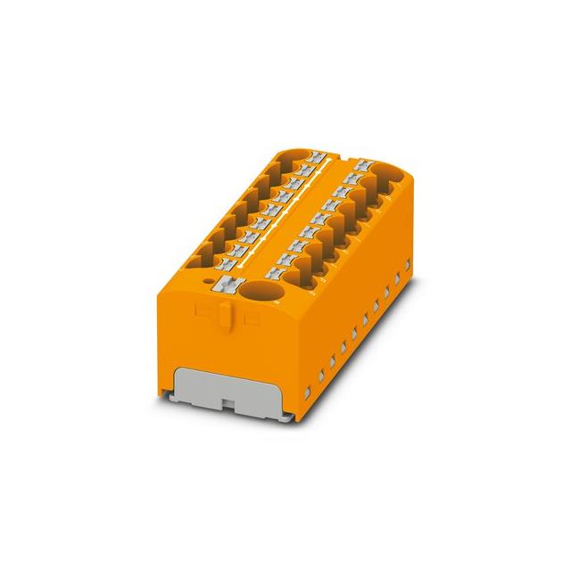TERM BLK 19POS ORANGE