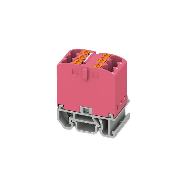 TERM BLK 6POS PINK