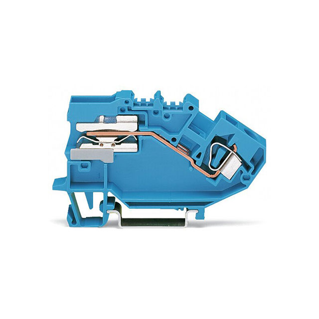 TERM BLK 1POS BLUE
