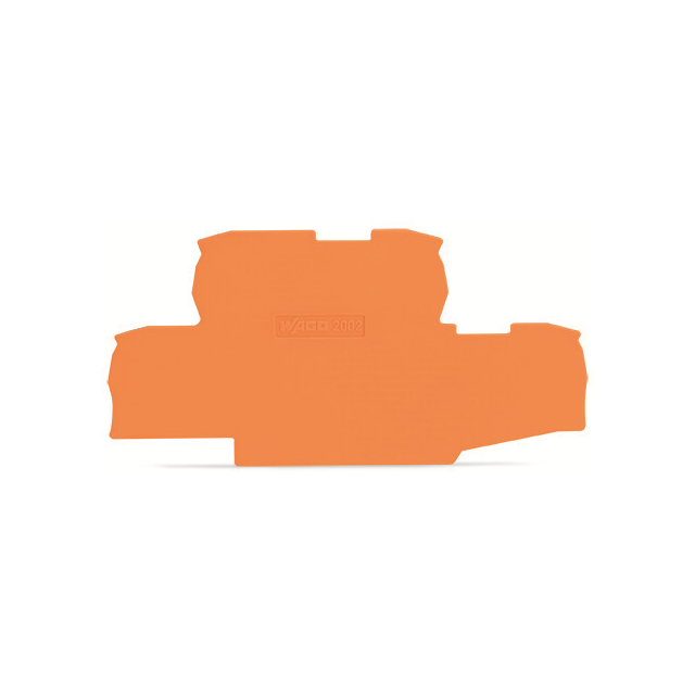 END PLATE; 0.8 MM THICK; ORANGE