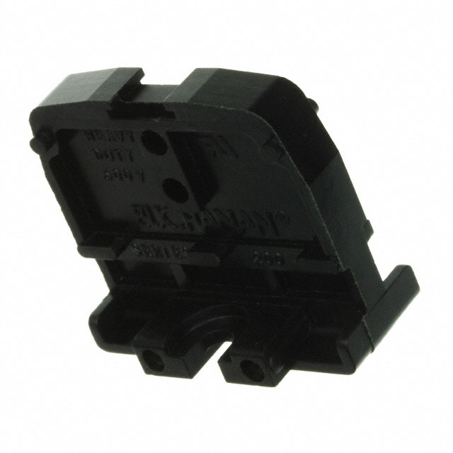 CONN TERM BLK END PLATE PNL BK