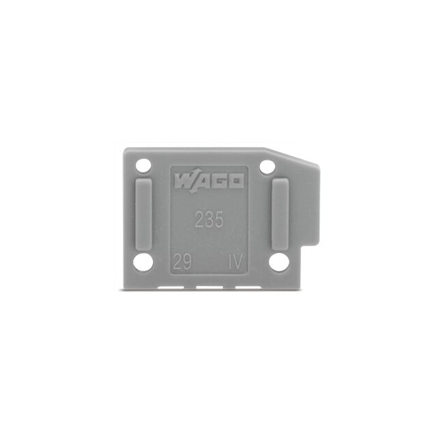 END PLATE; SNAP-FIT TYPE; 1 MM T