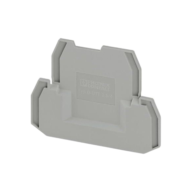 CONN TERM BLK END PLATE GRAY