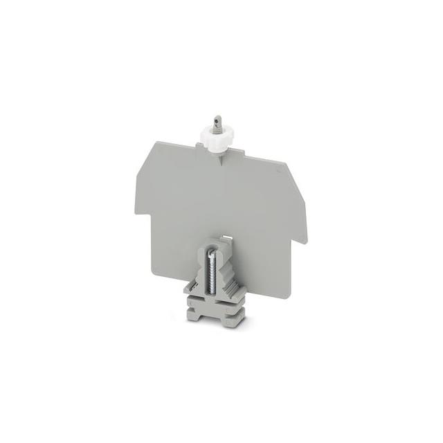 CONN TERM BLK COVER GRAY