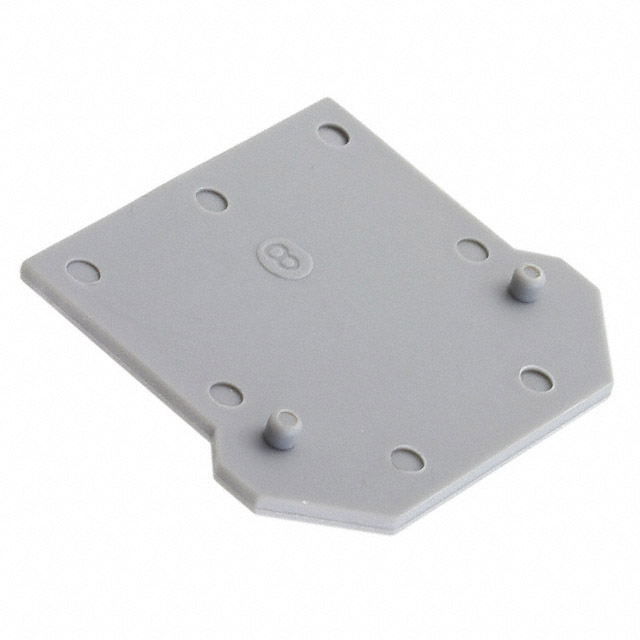CONN TERM BLK END PLATE