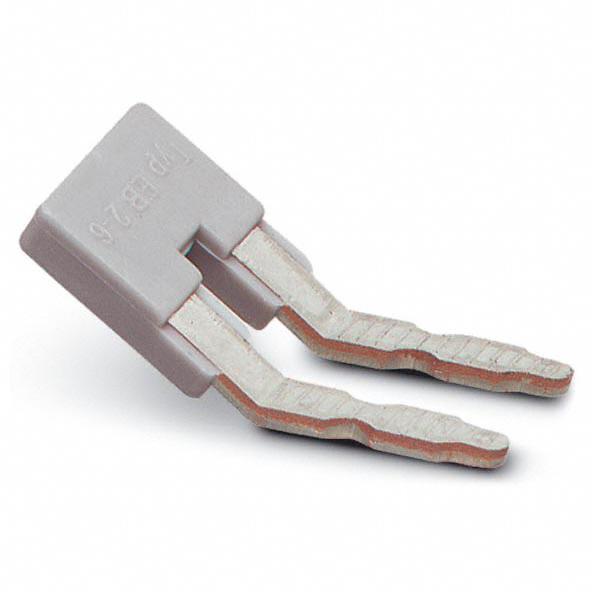 JUMPER TERM BLK 2POS FLAT PIN