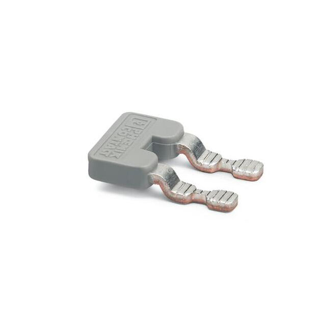 JUMPER TERM BLK 2POS FLAT PIN