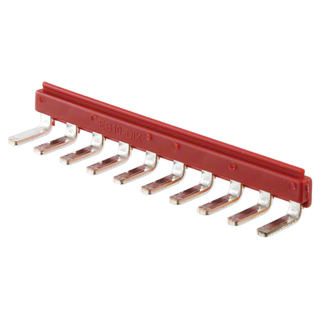 JUMPER TERM BLK 10POS FLAT PIN