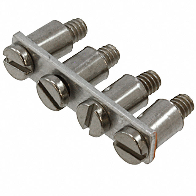 JUMPER TERM BLK 4POS SCREW-IN