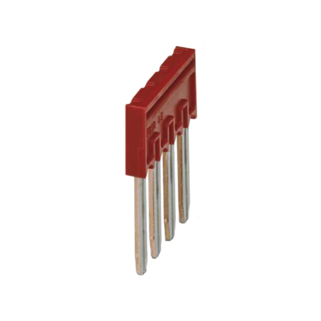 JUMPER TERM BLK 4POS FLAT PIN