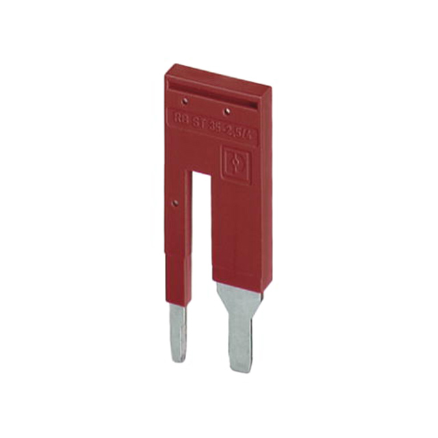 JUMPER TERM BLK 2POS FLAT PIN
