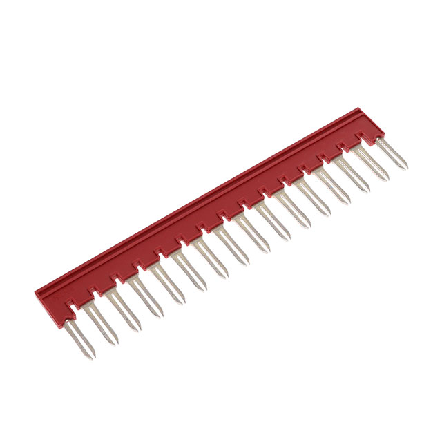 JUMPER TERM BLK 16POS FLAT PIN