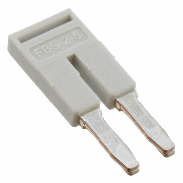 JUMPER TERM BLK 2POS FLAT PIN