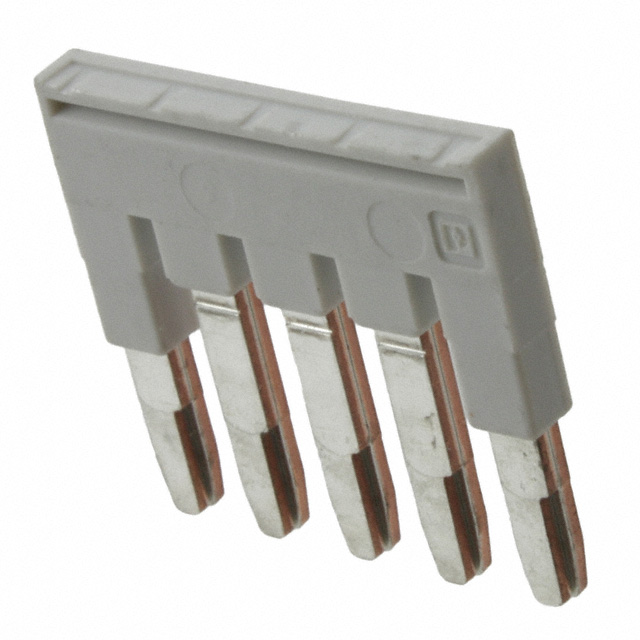 JUMPER TERM BLK 5POS FLAT PIN