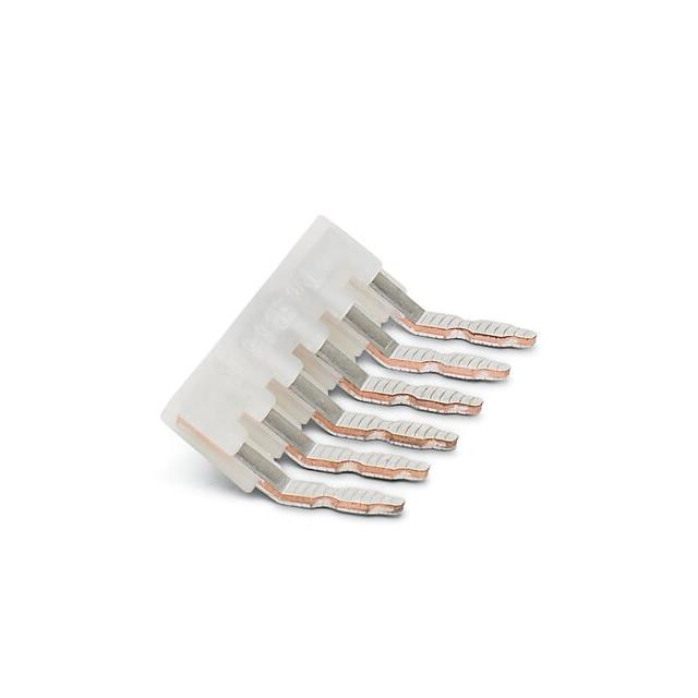 JUMPER TERM BLK 6POS FLAT PIN