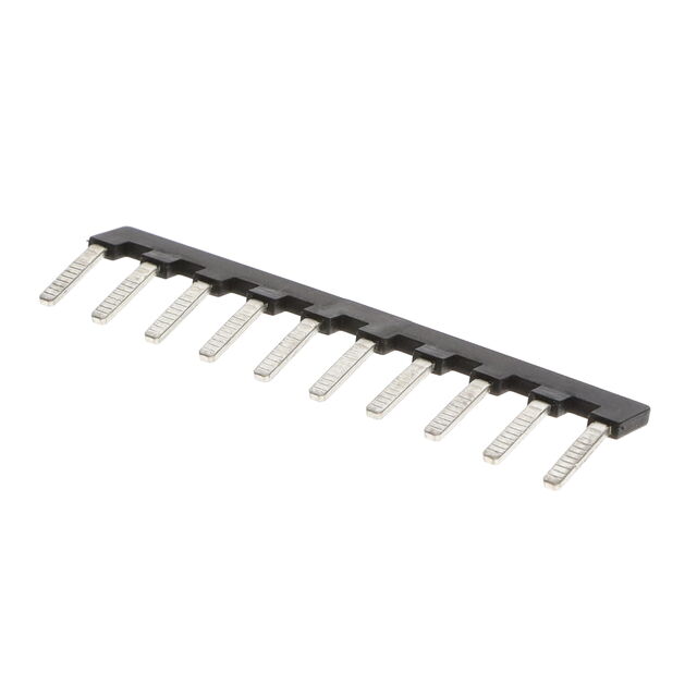 JUMPER TERM BLK 10POS FLAT PIN