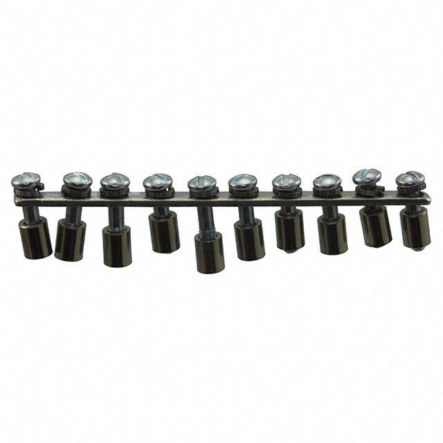 JUMPER TERM BLK 10POS ROUND PIN