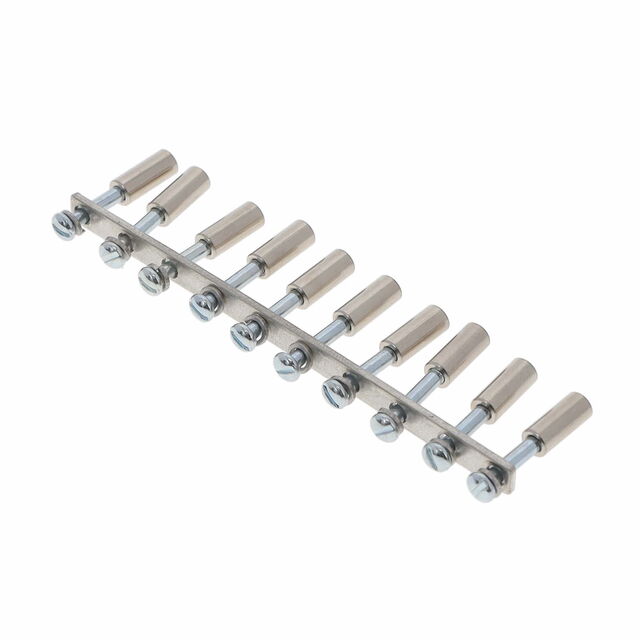JUMPER TERM BLK 10POS ROUND PIN