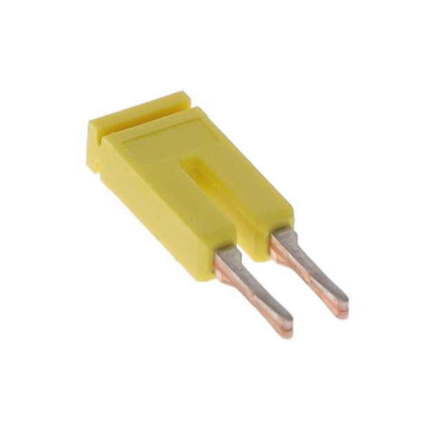 SHRT BAR 1.5MM 2 POLE YELLOW