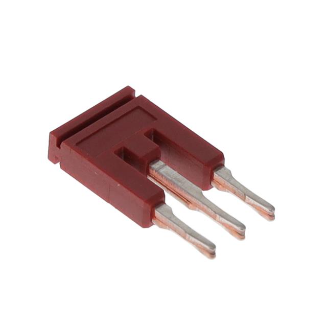 SHRT BAR 1.5MM 3 POLE RED