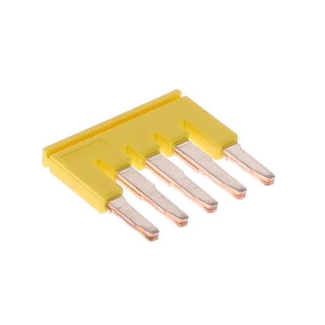 SHRT BAR 2.5MM 5 POLE YELLOW