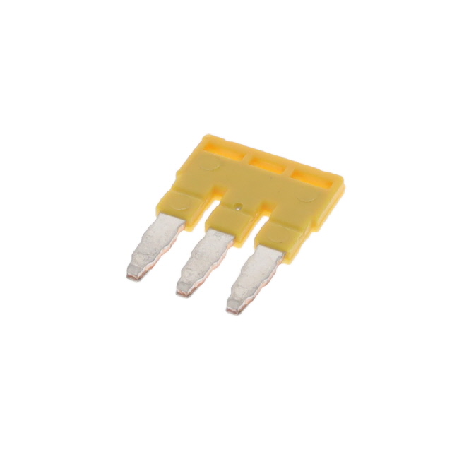 JUMPER TERM BLK 3POS FLAT PIN
