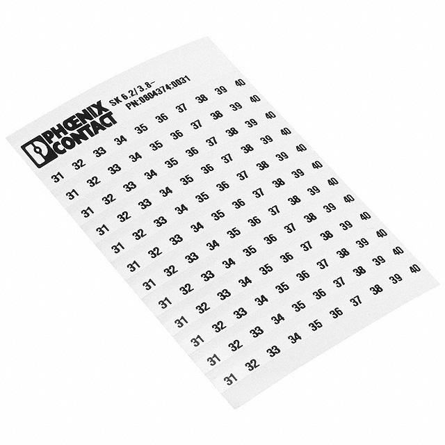 MARKER CARD PRINTED HORIZONTALLY