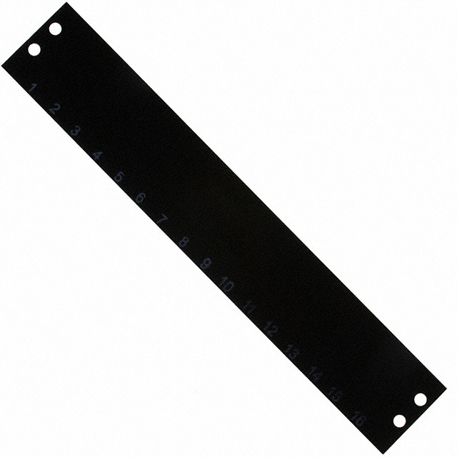 BARRIER BLK MARKER STRIP 16POS