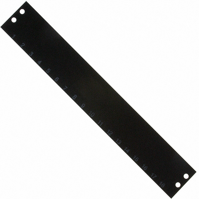 BARRIER BLK MARKER STRIP 18POS