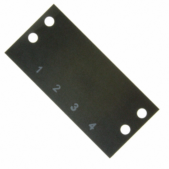 BARRIER BLK MARKER STRIP 4POS