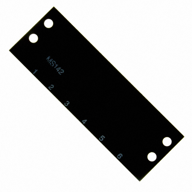 BARRIER BLK MARKER STRIP 6POS