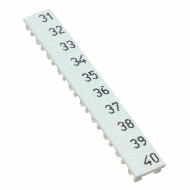TB LABEL 4MM MARKING 31-40