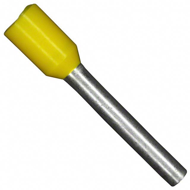 CONN FERRULE W TYPE 18AWG YELLOW
