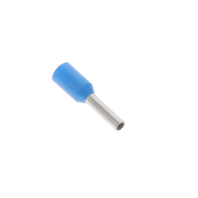 CONN FERRULE T TYPE 20-22AWG BLU