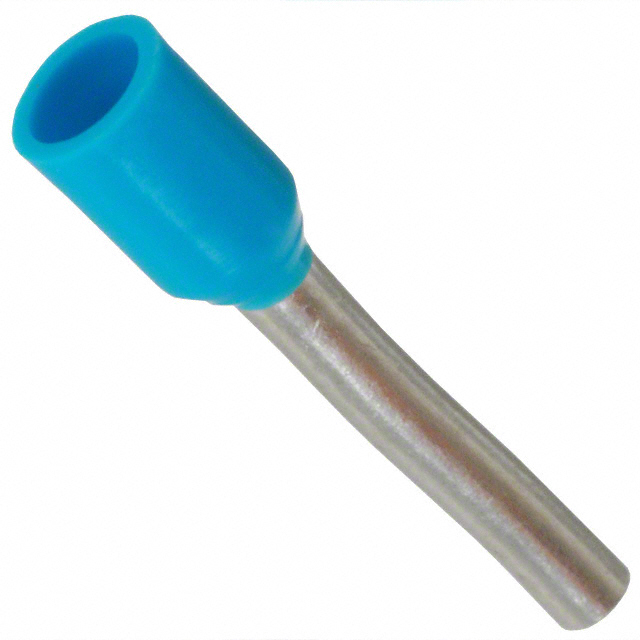 CONN FERRULE DIN 22-24AWG TURQ