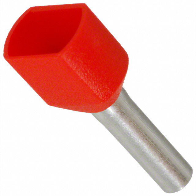 CONN FERRULE DIN TWO X 18AWG RED