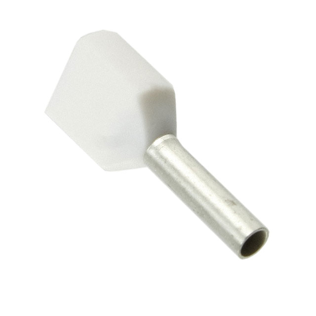 CONN FERRULE W TYPE 2X20AWG WHT