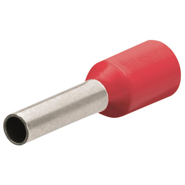 CONN FERRULE DIN 8AWG RED 100PCS