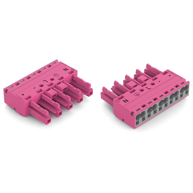 PLUG, 5-POLE, PINK