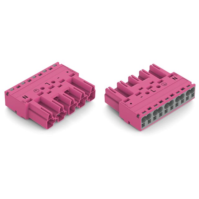 SOCKET; 4-POLE; COD. B; 4,00 MM;