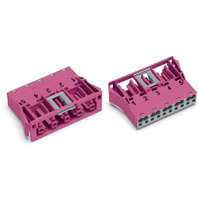 SNAP-IN PLUG; 5-POLE; COD. B; 4,