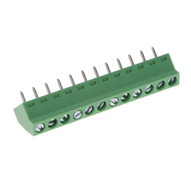 TERM BLOCK 12POS 45DEG 5MM PCB