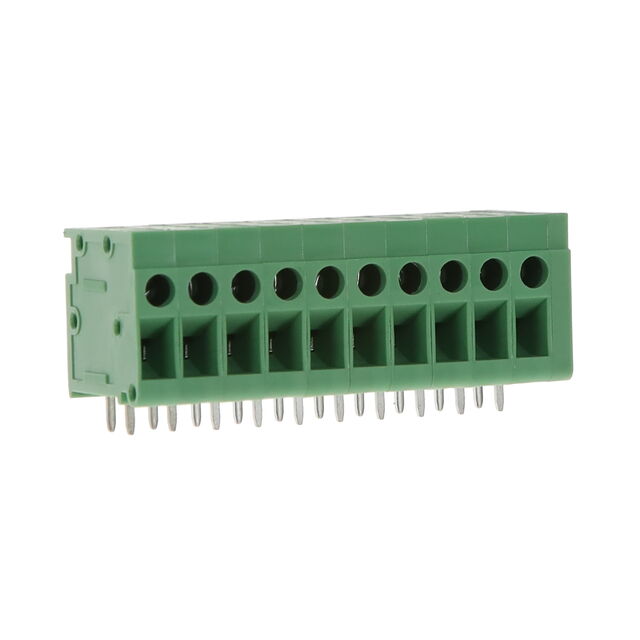 TERM BLK 10P SIDE ENTRY 5MM PCB