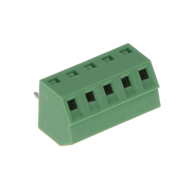 TERM BLOCK 5POS 55DEG 3.81MM PCB