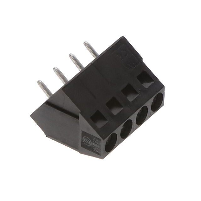 TERM BLOCK 4POS 35DEG 5MM PCB