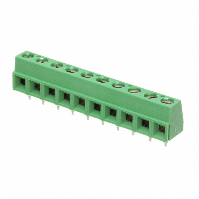 TERM BLK 10P SIDE ENT 5.08MM PCB